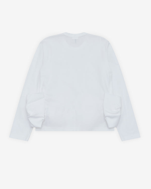 Noir Kei Ninomiya - Women's Long Sleeve Bow T-Shirt - (White)