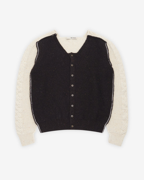 Sonia Carrasco - Women's Knit Cardigan - (Beige)