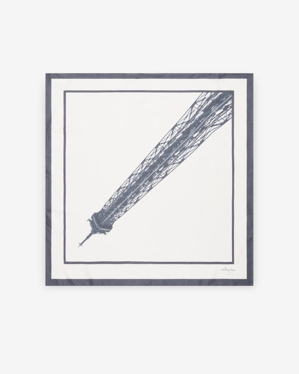 Matieres Fecales - Women's Eiffel Silk Scarf - (Tofu)
