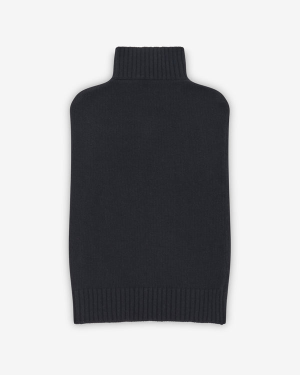 Institution - Women's Wool Knit Cape - (Black)