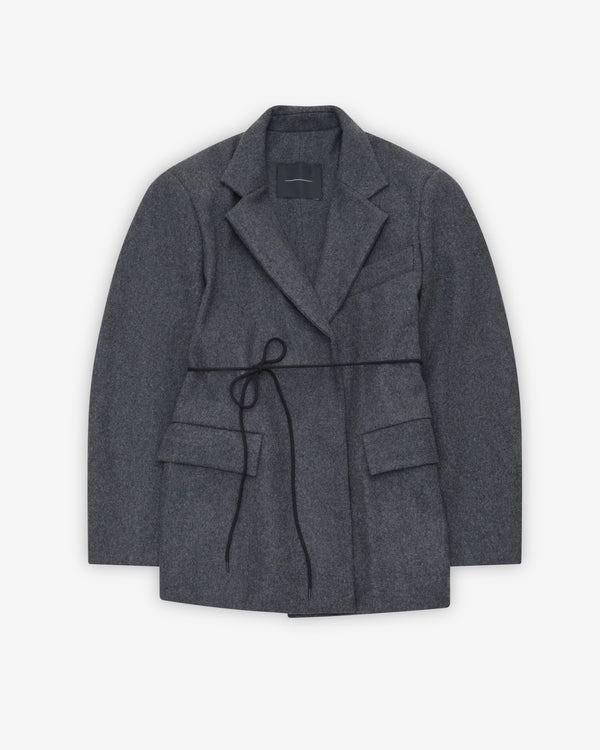 Institution - Women's Short Overcoat - (Gray)