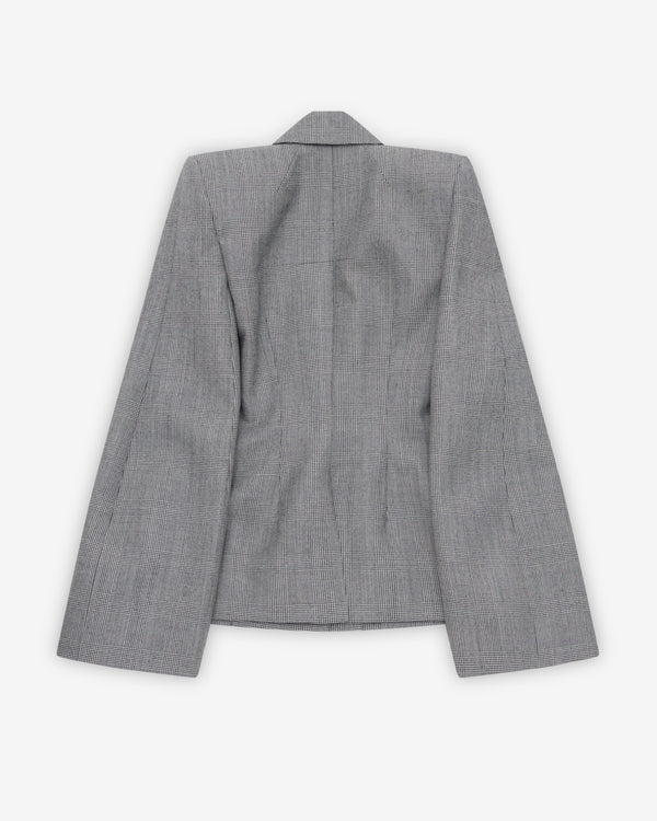 Matières Fécales - Women's Madame H. Wool Blazer - (Gray)
