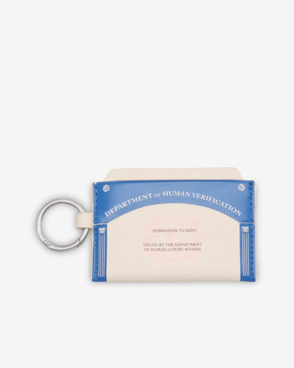 Willy Chavarria - Men's Human Verification Wallet - (Blue/Cream)