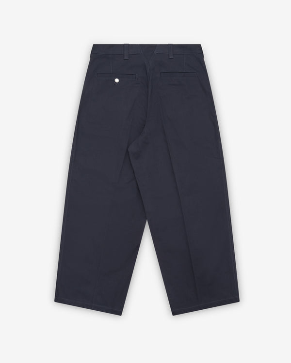 CDG Homme - Men's Wide Leg Pants - (Navy)