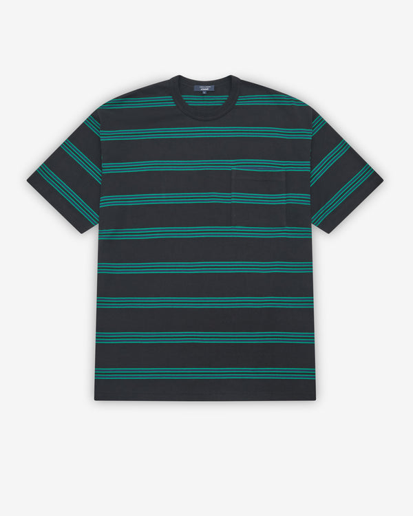 CDG Homme - Men's Striped T-Shirt - (Black)