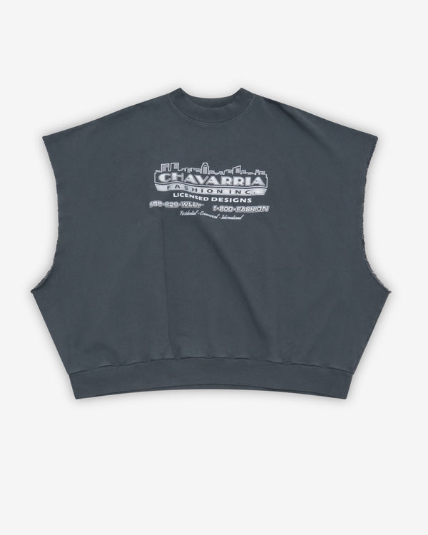 Willy Chavarria - Men's Chavarria Licensed Designs Hooligan Muscle Crewneck - (Black)
