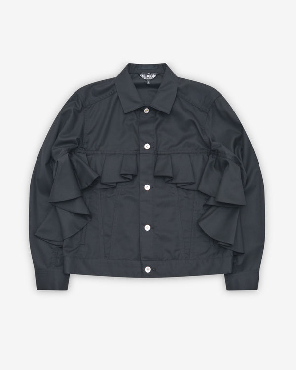 Black Comme des Garçons - Frill Jacket - (Black)