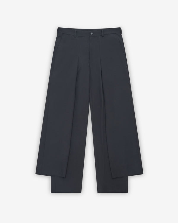 Black Comme des Garçons - Side Panel Trousers - (Black)