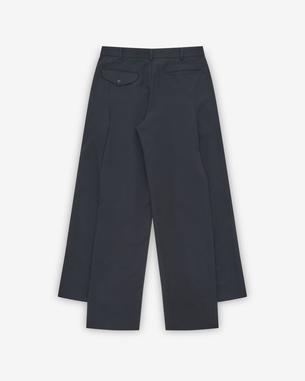 Black Comme des Garçons - Side Panel Trousers - (Black)