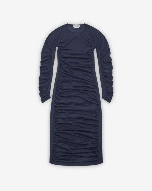 JW Anderson - Women's Ruched Jersey Dress - (Navy)