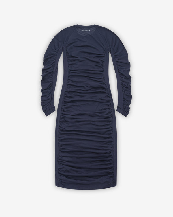 JW Anderson - Women's Ruched Jersey Dress - (Navy)