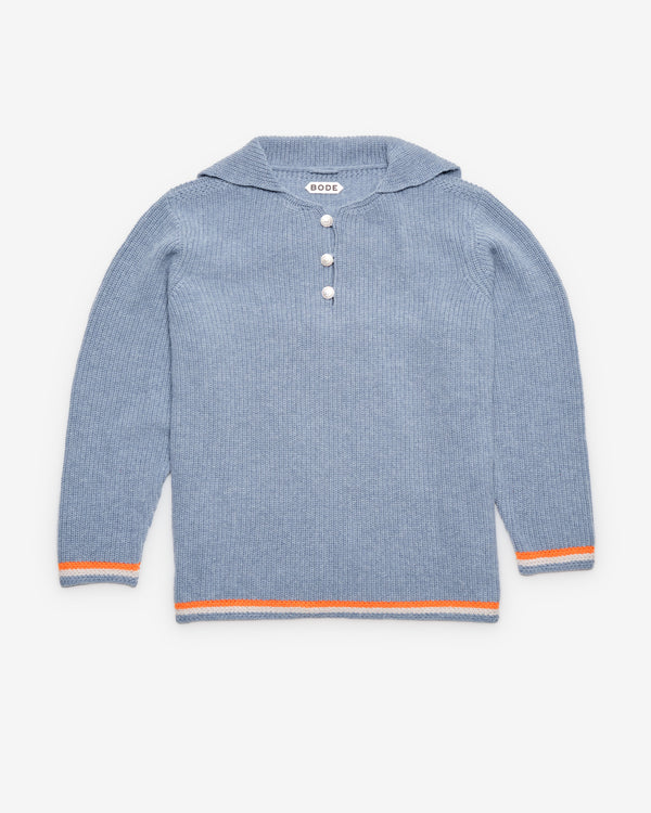 Bode - Men's Boat Deck Pullover - (Blue/Multi)