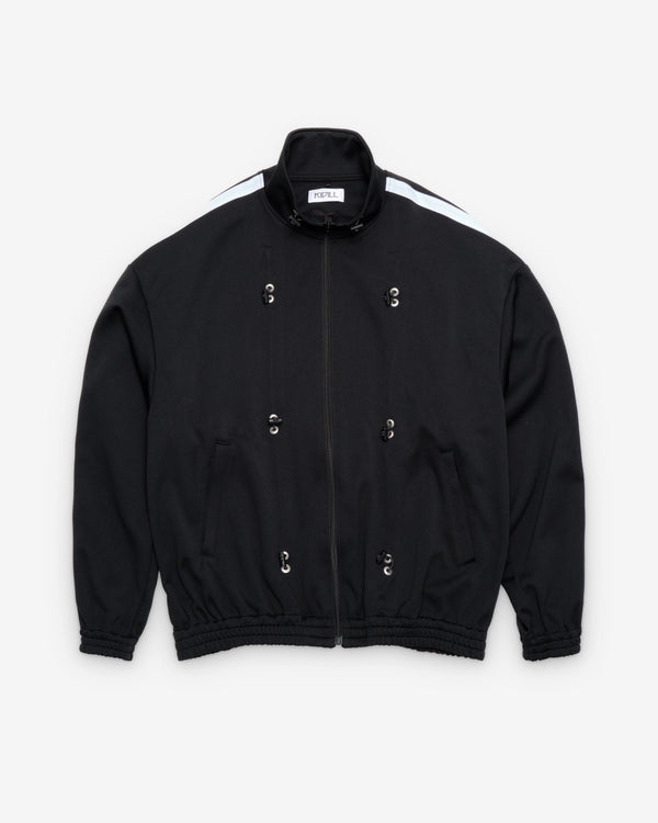 Kidill - Men's Draw Cord Track Top - (Black)