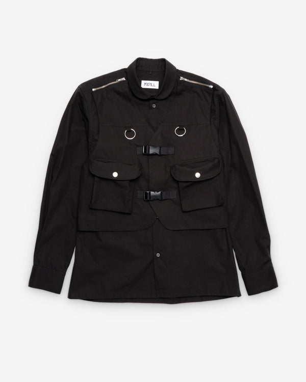 Kidill - Men's Utility Fieldvest Shirt - (Black)
