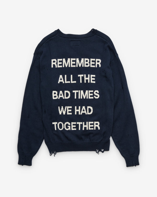 Rassvet - Men's Statement Sweater - (Dark Navy)