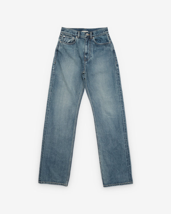 JW Anderson - Women's Straight Leg Jeans - (Mid Blue)
