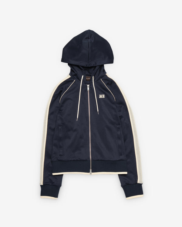 Wales Bonner - Women's Anthem Hoodie - (Navy/Ivory)