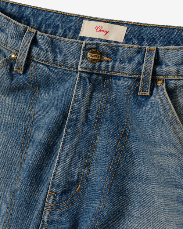 Cherry Los Angeles - Men's Denim Carpenter Pant - (Denim)