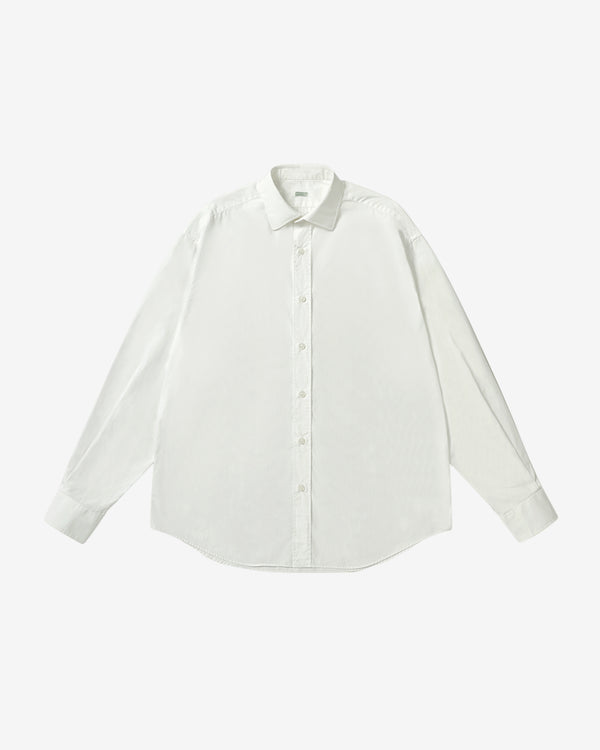 A.Presse - Men's Spread Collar Shirt - (White)