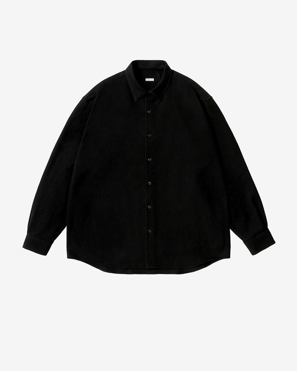 A.Presse - Men's Regular Collar Shirt - (Black)