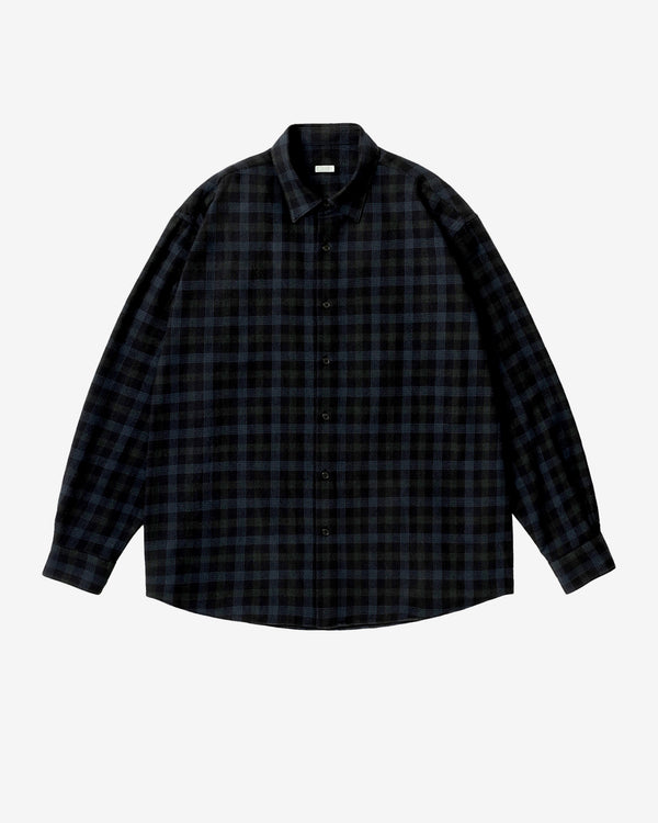 A.Presse - Men's Regular Collar Shirt - (Check)