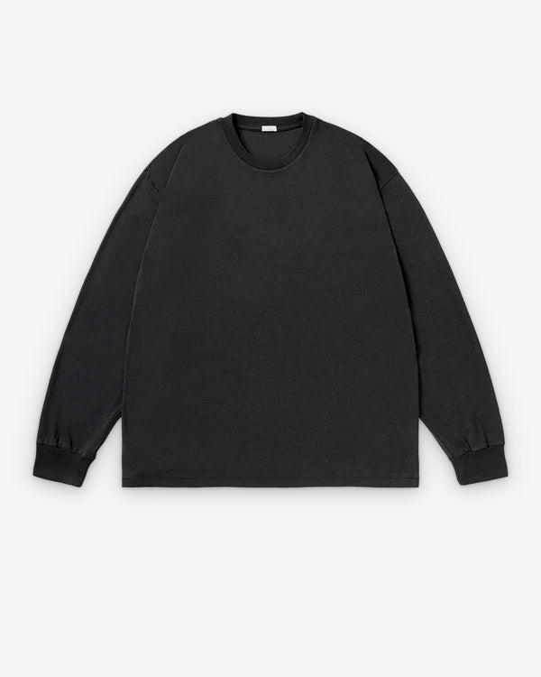 A.Presse - Men's Cashmere Blend L/S T-Shirt - (Charcoal)