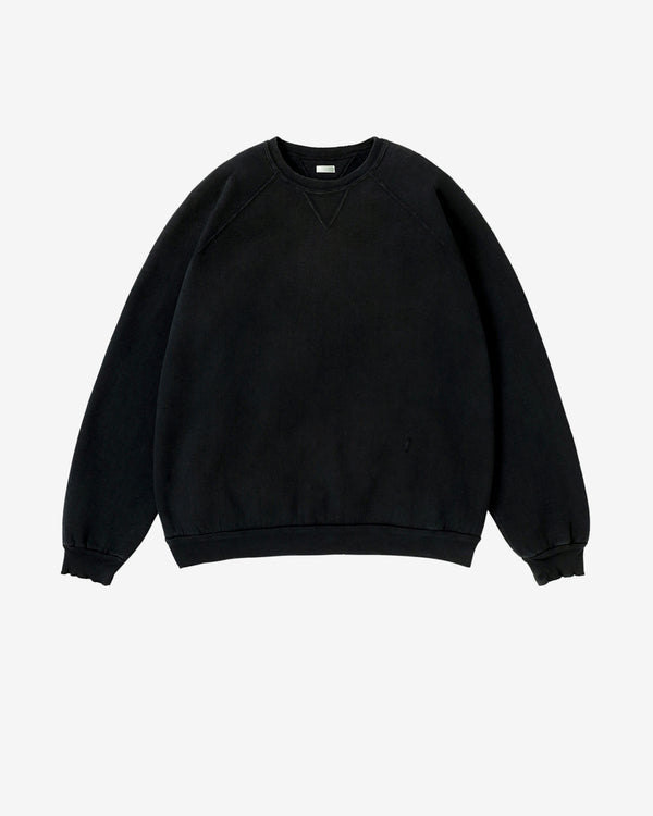 A.Presse - Men's Vintage Double V Sweatshirt - (Black)