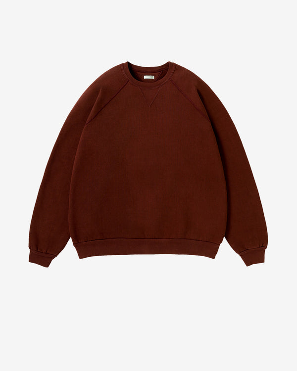 A.Presse - Men's Vintage Double V Sweatshirt - (Burgundy)