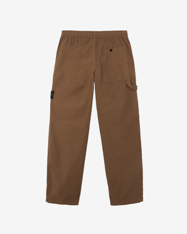 Stone Island - Men's Mercerized Organic Cotton Ripstop Trousers - (Umber)