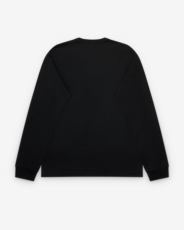 CDG Homme - Men's Long Sleeve Logo Tee - (Black)