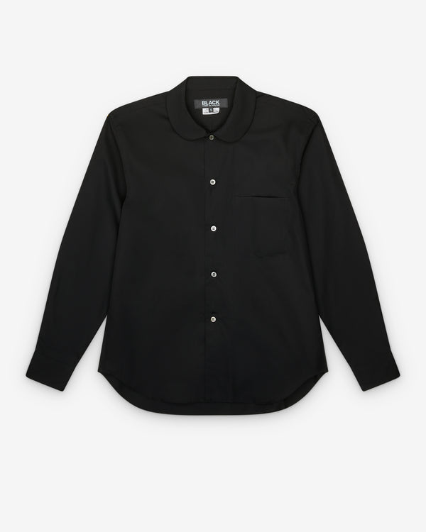Black Comme des Garçons - Peter Pan Collar Blouse - (Black)