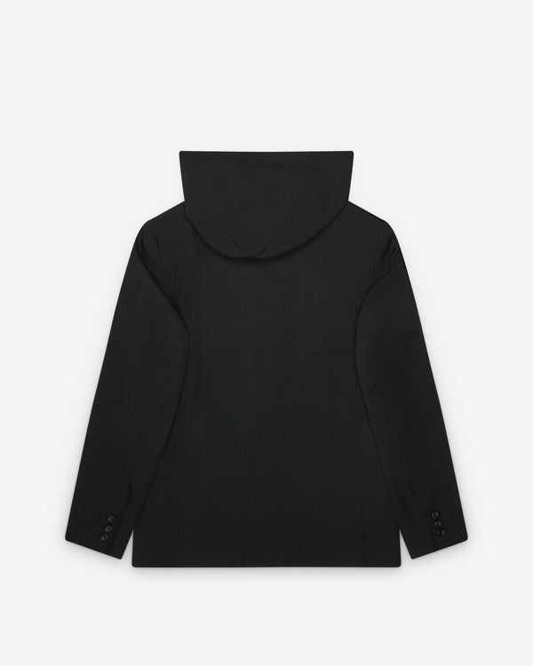 Black Comme des Garçons - Wide Neck Blazer - (Black)