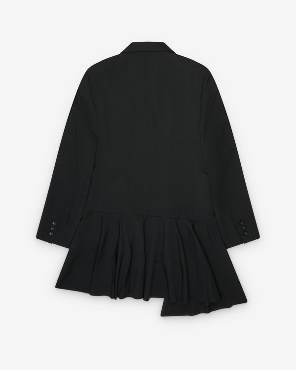 Black Comme des Garçons - Peplum Hem Jacket - (Black)