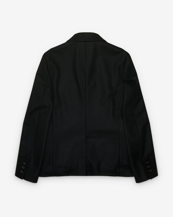 Black Comme des Garçons - Peter Pan Collar Jacket - (Black)