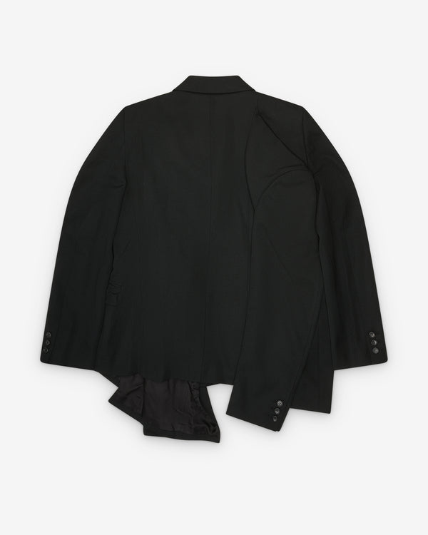 Black Comme des Garçons - Sleeve-Detail Jacket - (Black)