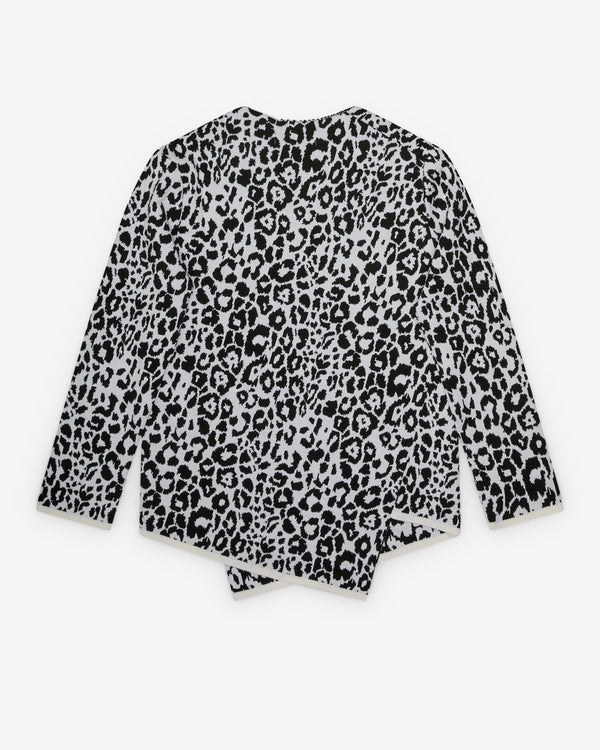 Black Comme des Garçons - Printed Sweater - (Black/White)