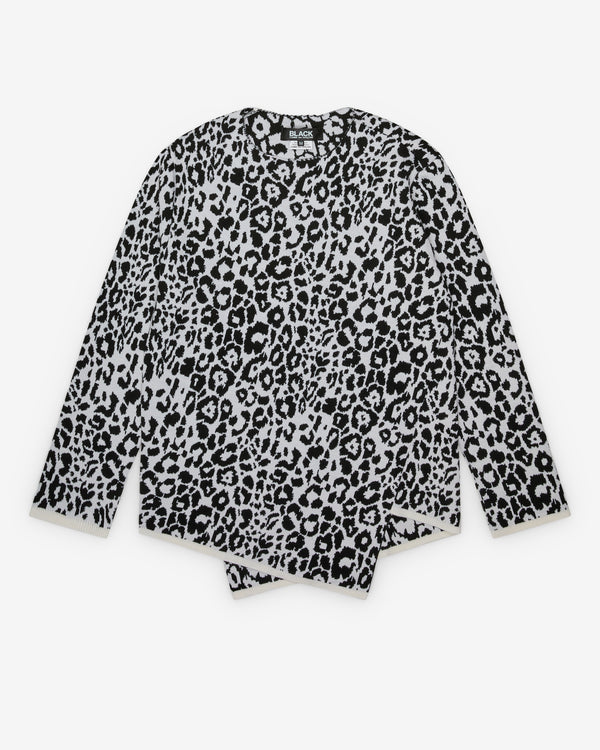 Black Comme des Garçons - Printed Sweater - (Black/White)