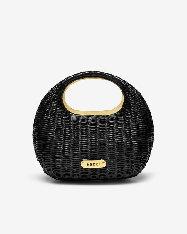 Sacai - Women's Rattan Round Bag - (Black)