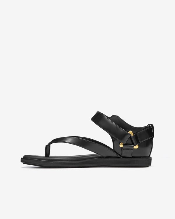Sacai - Women's Belted Flip Flops - (Black)