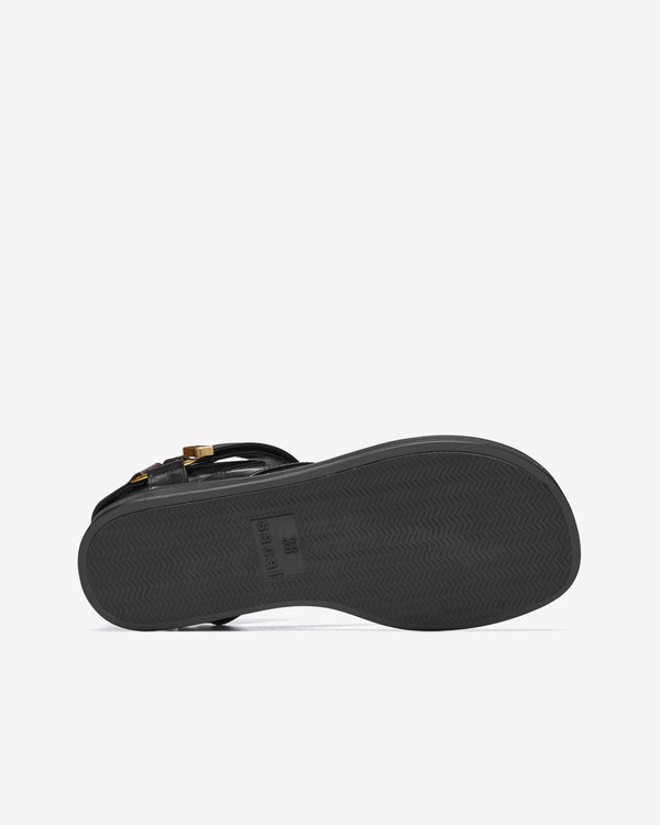 Sacai - Women's Belted Flip Flops - (Black)