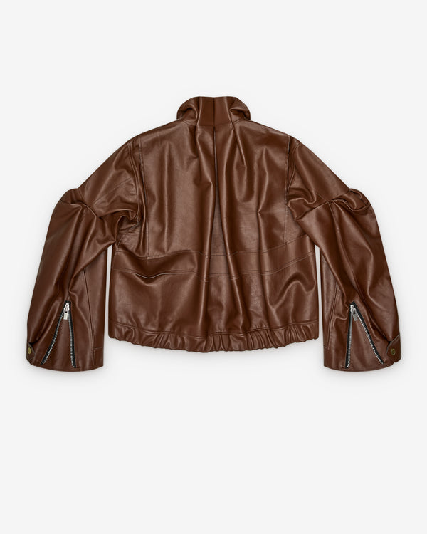 Sacai - Women's Leather Blouson - (Brown)