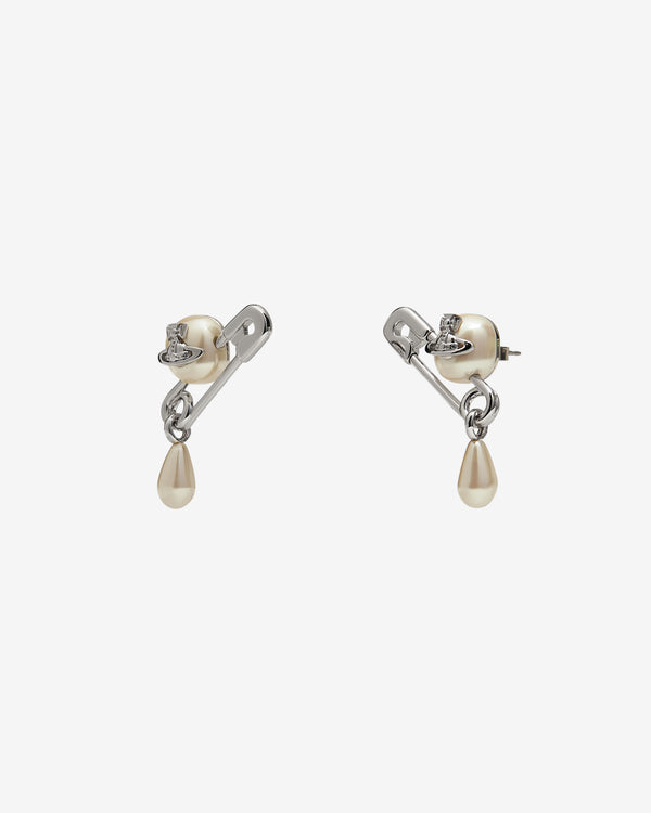 Vivienne Westwood - Women's Claude Small Stud Earrings - (Cream)