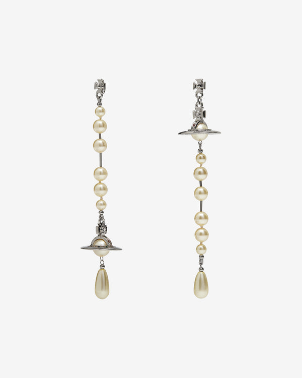Vivienne Westwood - Women's Broken Pearl Earrings - (Pearl)