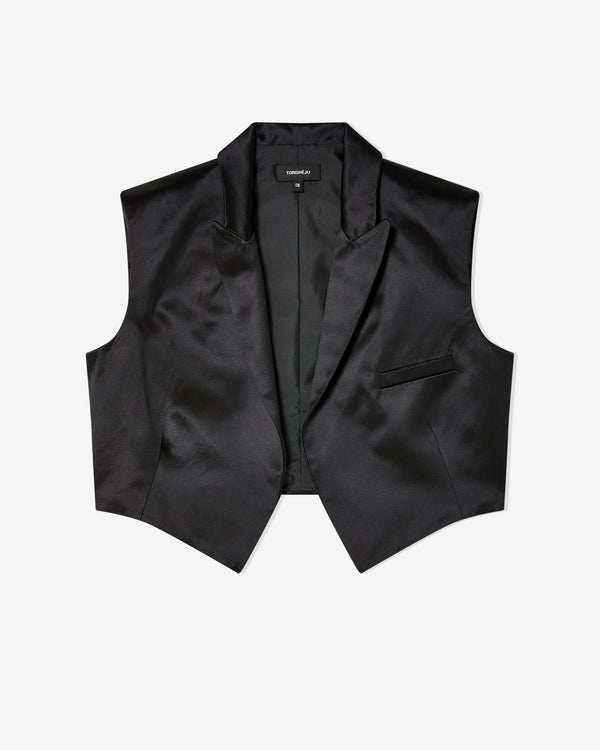 Torisheju - Women's Bonded Tailored Vest - (Black)