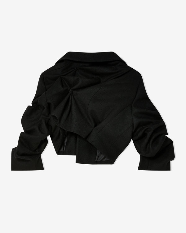 Torisheju - Women's Scrunch Cropped Jacket - (Black)
