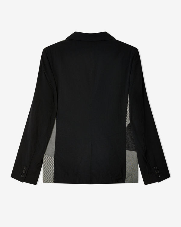 Black Comme des Garçons - Multi Fabric Jacket - (Black)