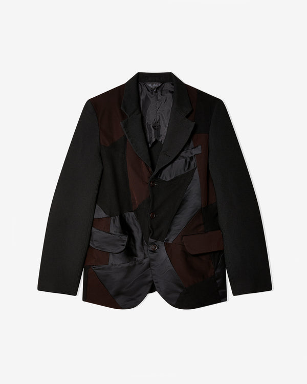 Black Comme des Garçons - Multi Fabric Jacket - (Black/Black)