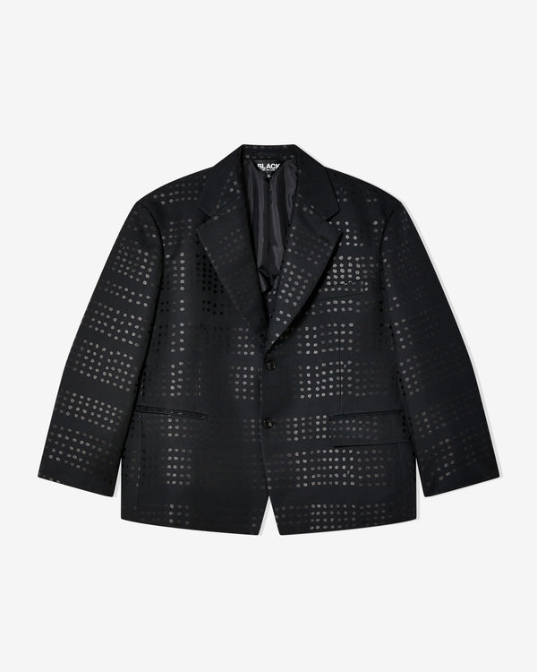 Black Comme des Garçons - Dot Print Jacket - (Black/Black)