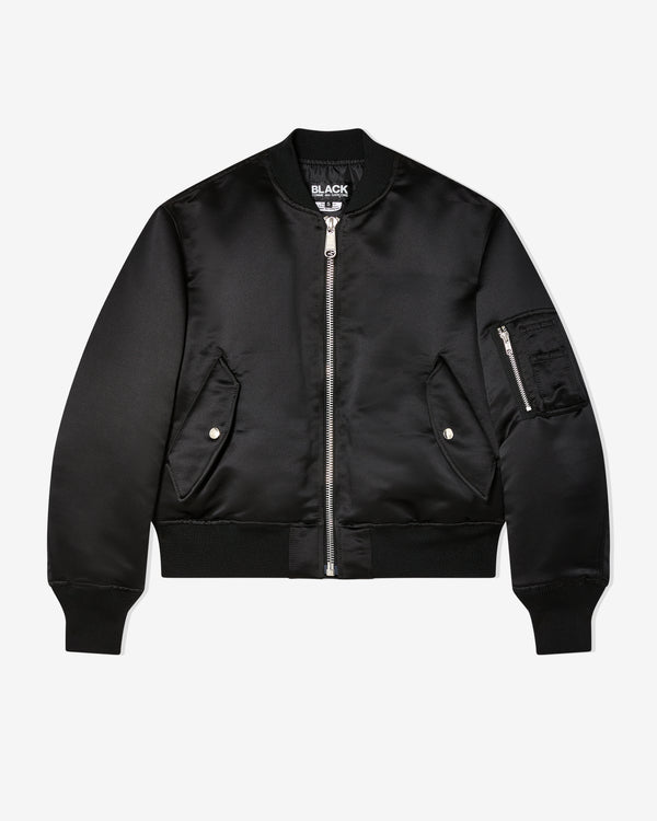 Black Comme des Garçons - Reversible Frilled Bomber Jacket - (Black)