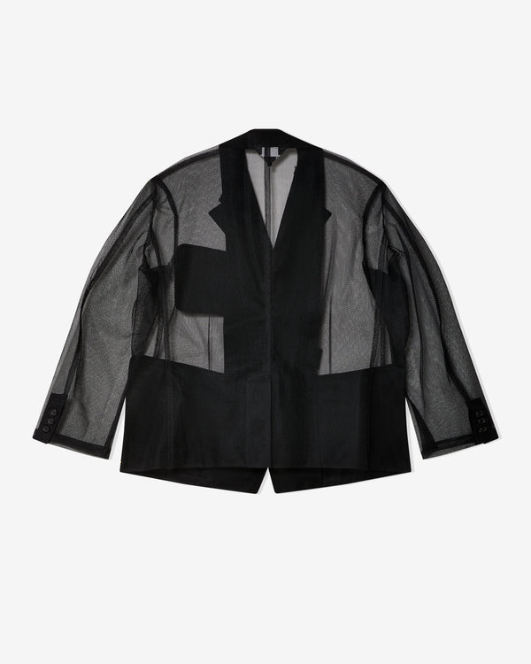 Black Comme des Garçons - Sheer Jacket - (Black)